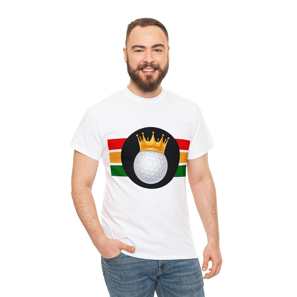 Thumbnail: Muse Wearable Sports Golf King Unisex Heavy Cotton Crewneck T-Shirt