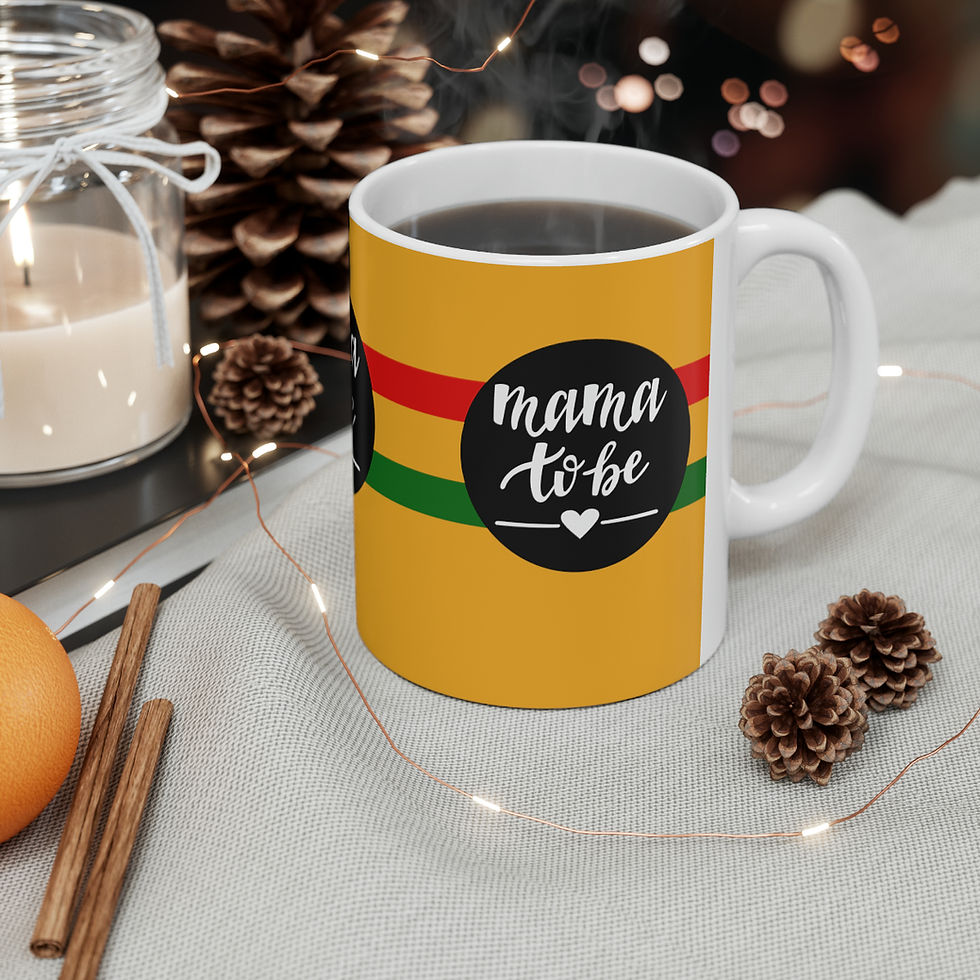 Thumbnail: Mama to Be 11oz Ceramic Beverage Mug Decorative Art