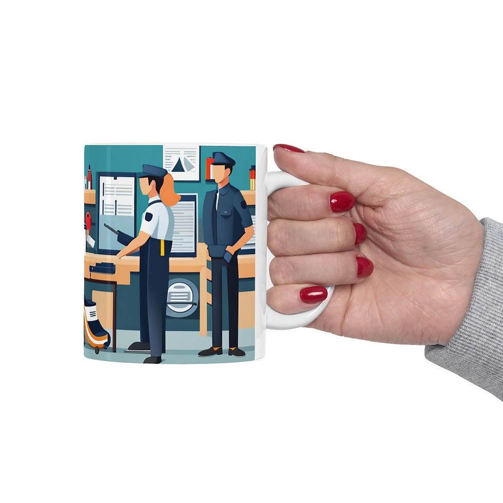 Thumbnail: Sheriff, Law Enforcement, Officer Essential Worker#2  11oz Ceramic Coffee Mug