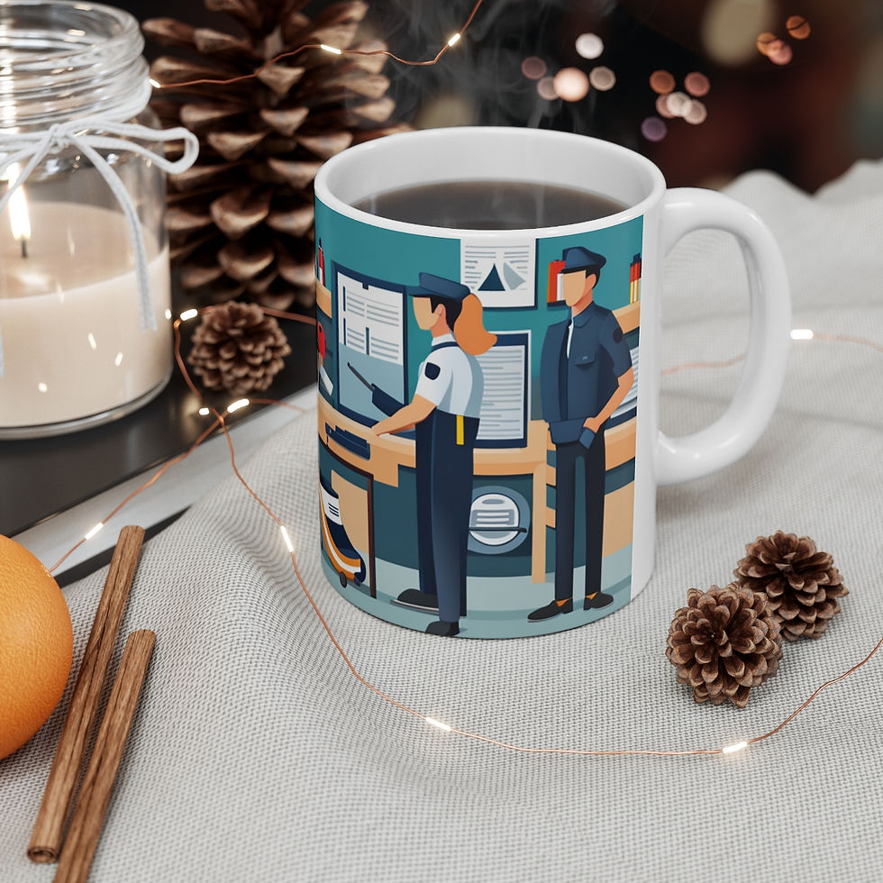 Thumbnail: Sheriff, Law Enforcement, Officer Essential Worker#2  11oz Ceramic Coffee Mug