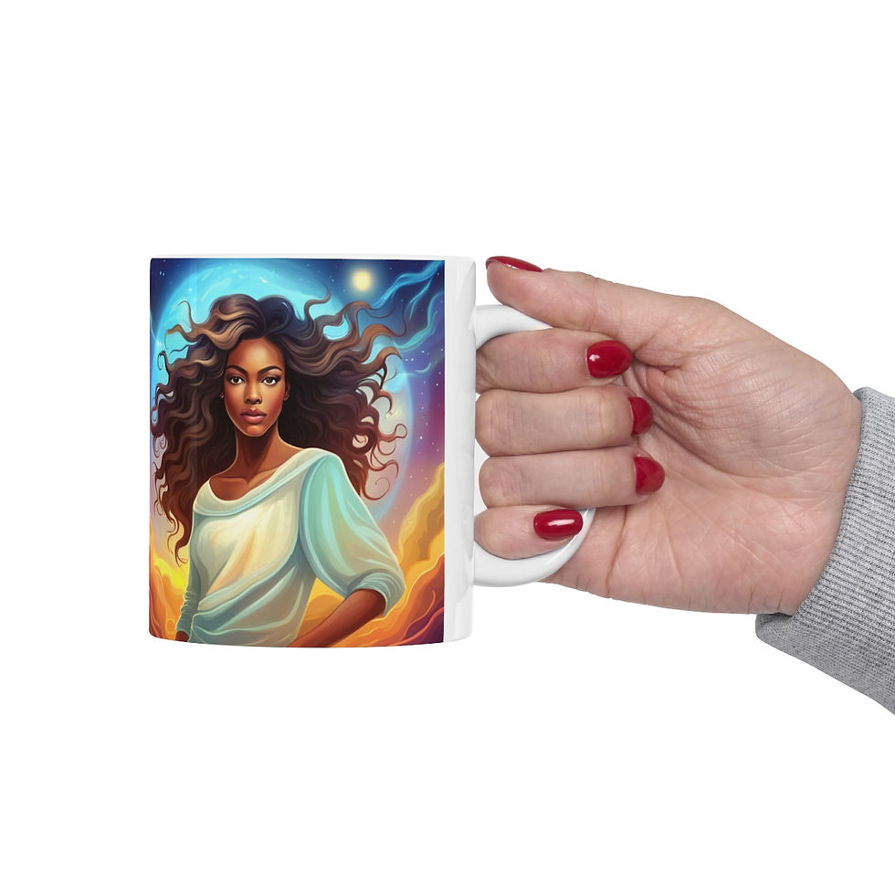 Thumbnail: Cultural Fantasy Heros Female Queen #1 11oz Ceramic Coffee Mug