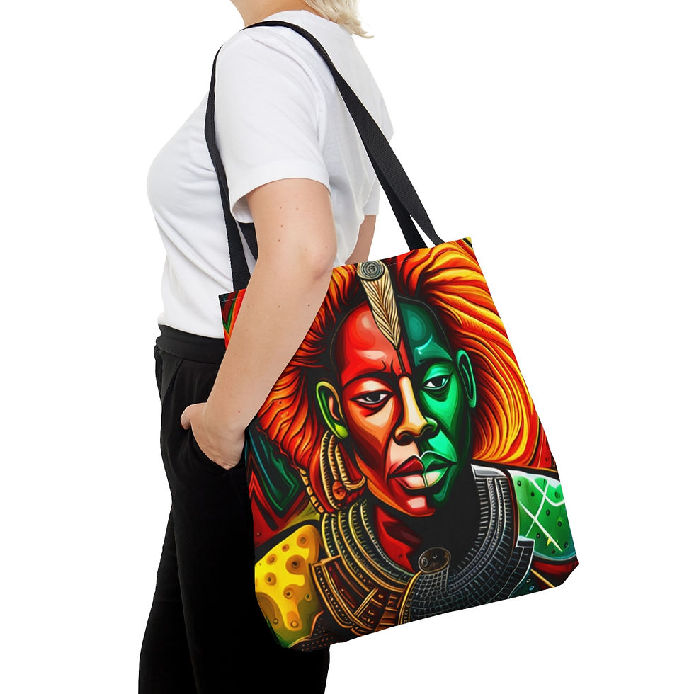 Thumbnail: African Cultural Designs #10 Decorative Tote 100% Polyester Sublimination