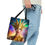 Thumbnail: Mardi Gras Ribbon Mask #6 Tote Bag AI Artwork 100% Polyester