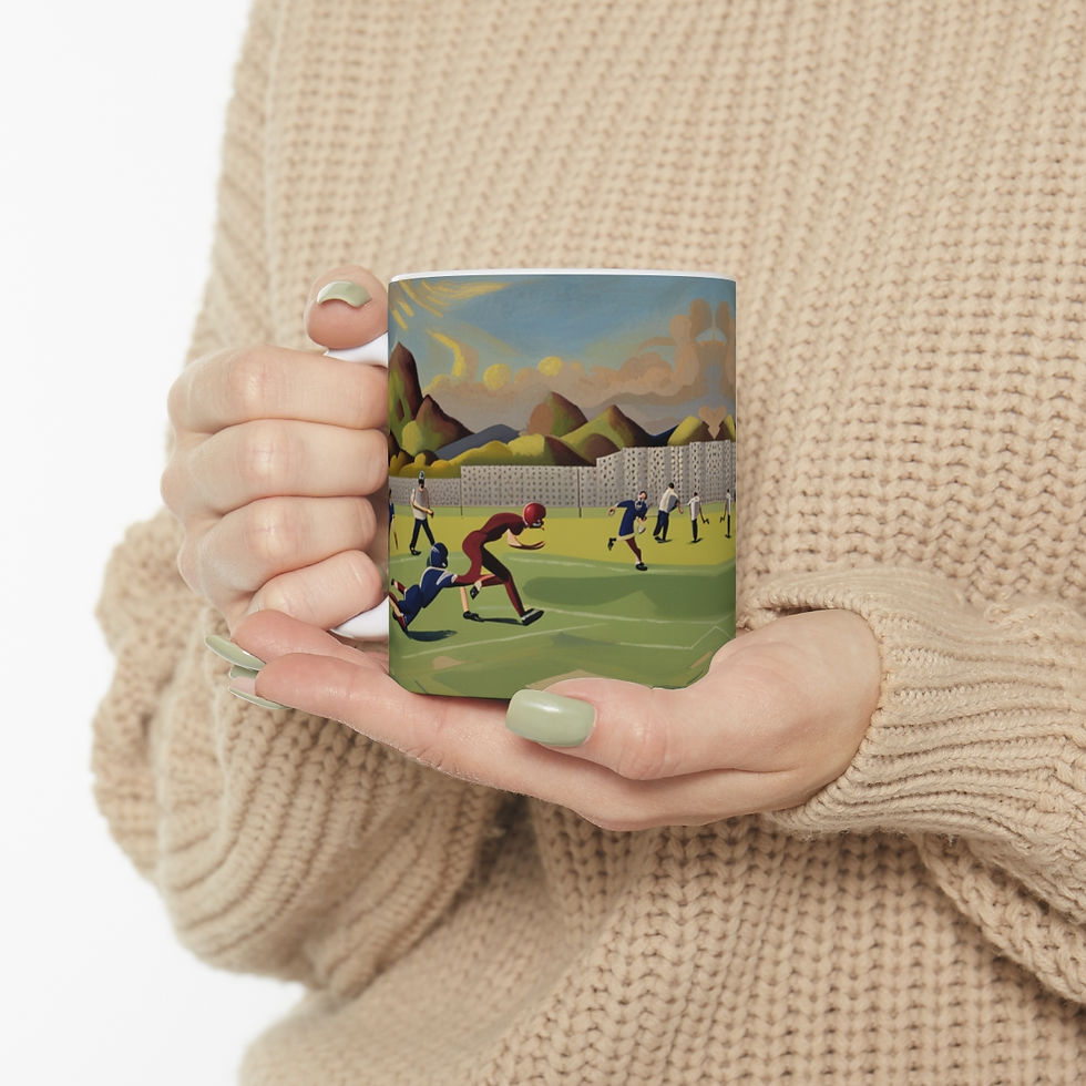 Thumbnail: Sports Who Got Game Football #6 Ceramic 11oz Decorative Mug