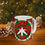 Thumbnail: Peace & Poinsettias #3 Holiday Decorative 11oz Ceramic Coffee Mug