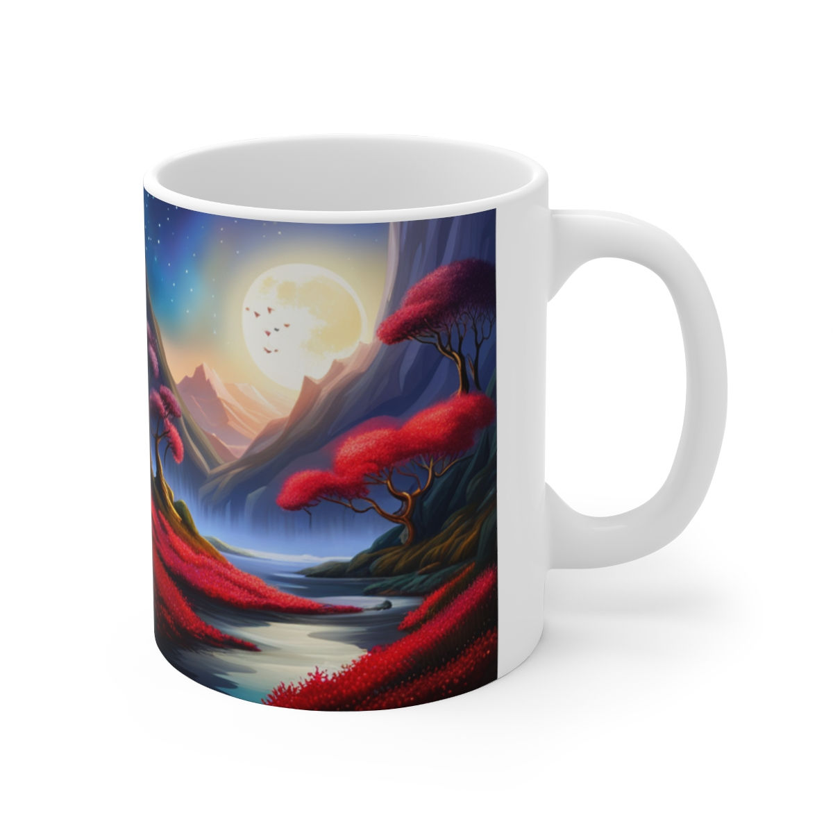 Nothing but True Love at Sunset #1 11oz mug AI- Unique Artwork