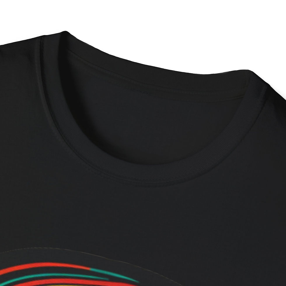 Thumbnail: African Cultural Designs Tribal Face Paint #6 Unisex Softstyle Crewneck T-Shirt