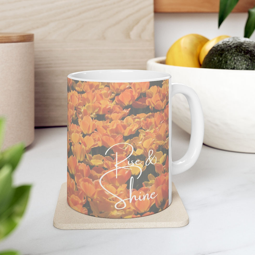Thumbnail: Rise and Shine #9 Ceramic 11oz Decorative Coffee Mug