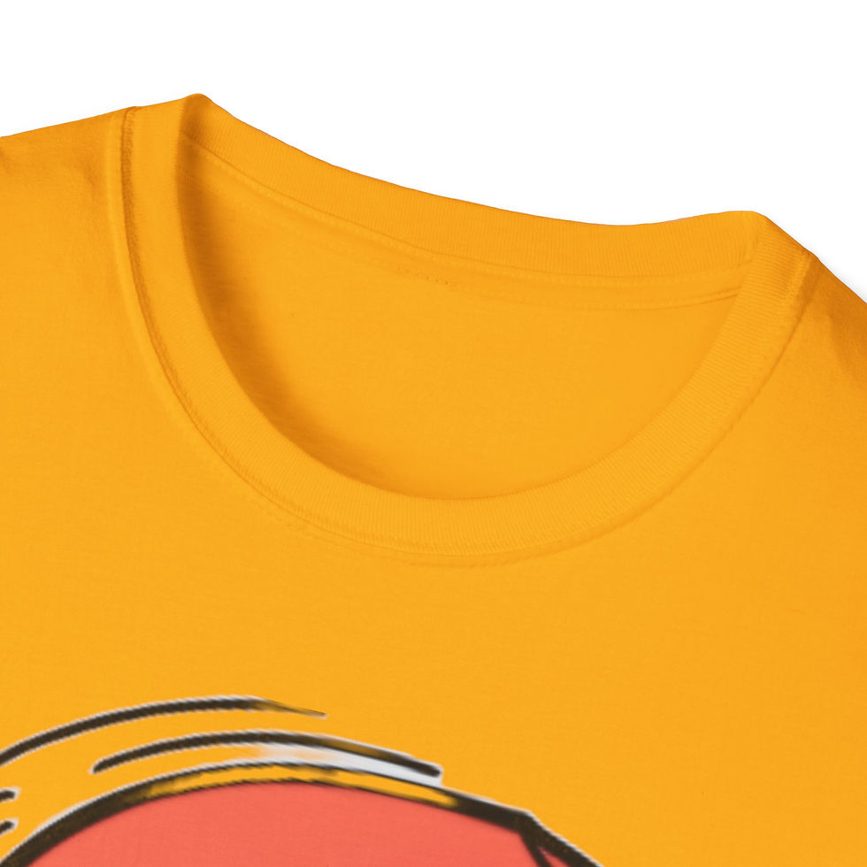 Thumbnail: African Cultural Designs Queen Sista #10 Peach Unisex Softstyle Crewneck T-Shirt