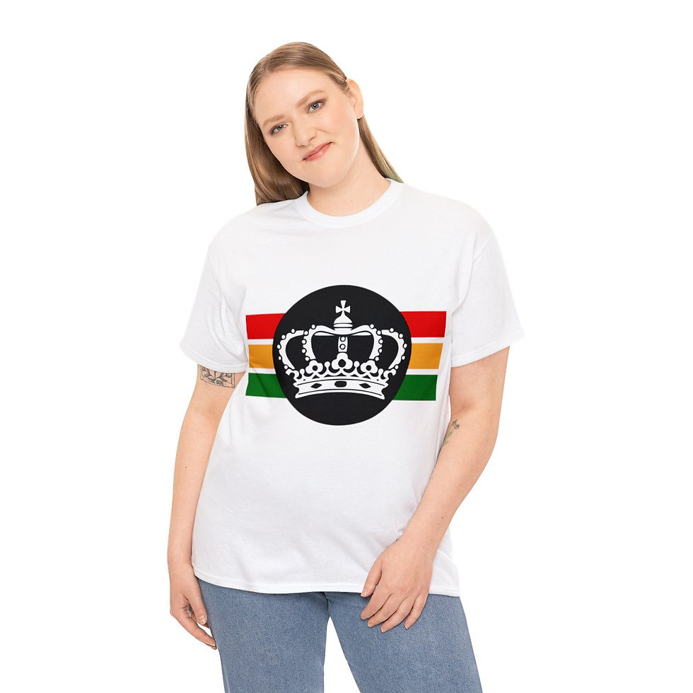 Thumbnail: Muse Wearable Sports King Unisex Heavy Cotton Crewneck T-Shirt