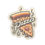 Thumbnail: Sausage Pizza Slice Foodie Vinyl Stickers, Laptop, Water Bottle, Journal #9