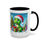Thumbnail: Mug Dinosaur Christmas Santa Hat Holiday Coffee Cup 11, 15oz