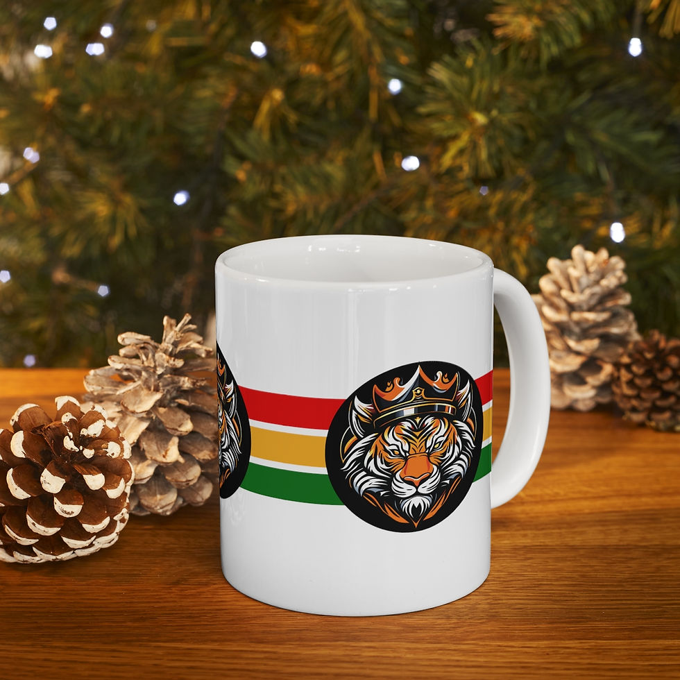Thumbnail: Sports Game No Word #2 Lion King 11oz White Ceramic Beverage Mug Decorative Art