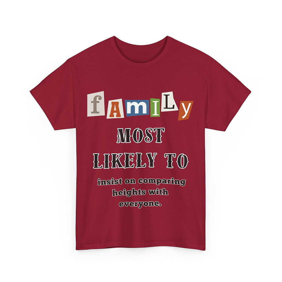 Thumbnail: Family "Most Likely To" Insist on comparing heights.