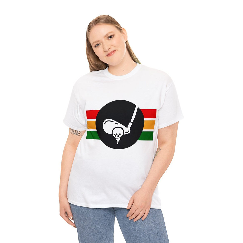 Thumbnail: Muse Wearable Sports Golf Putt Unisex Heavy Cotton Crewneck T-Shirt