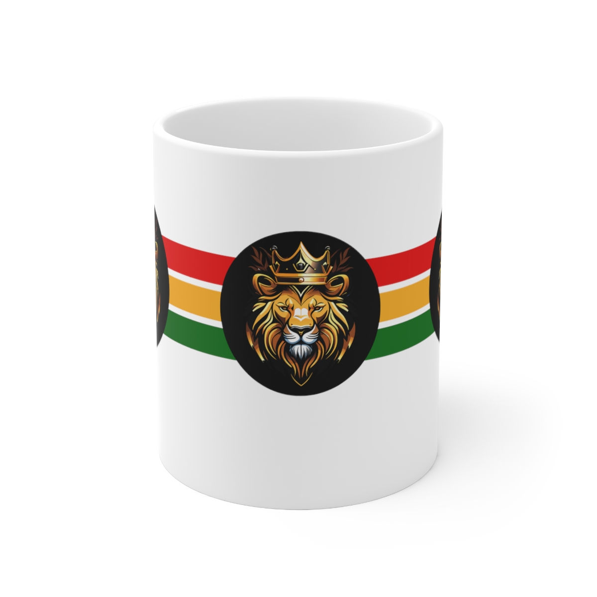 Sports Game No Word Lion King 11oz White Ceramic Beverage Mug Decorative Art