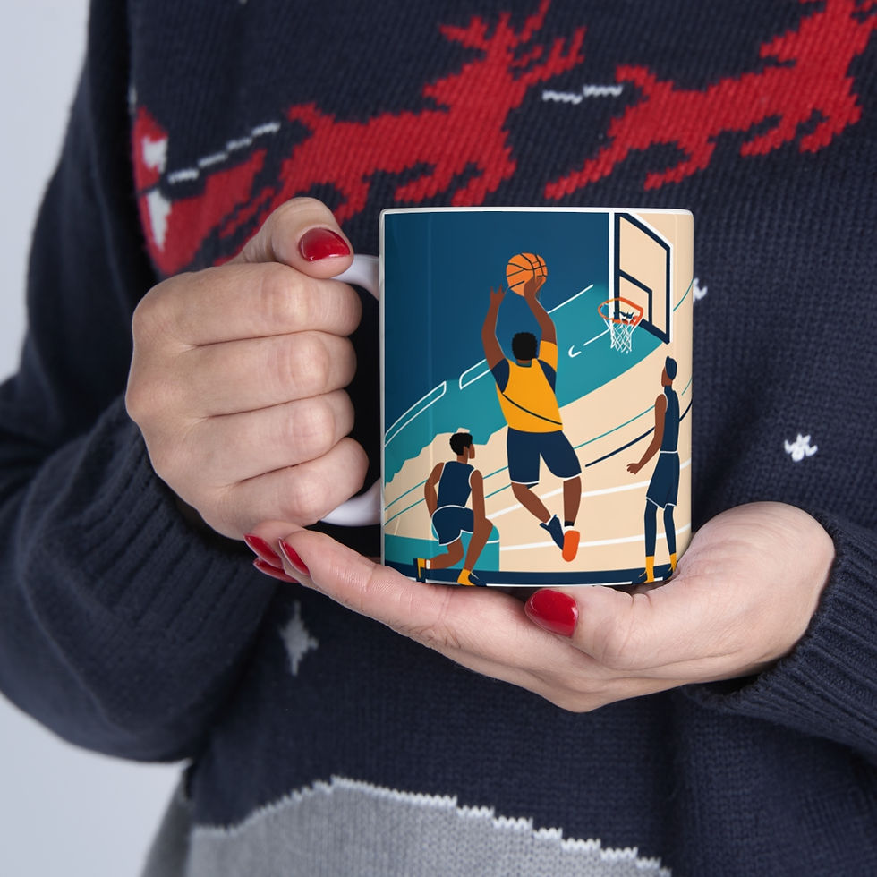 Thumbnail: Sports Who Got Game Basketball #11 Ceramic 11oz Decorative Mug
