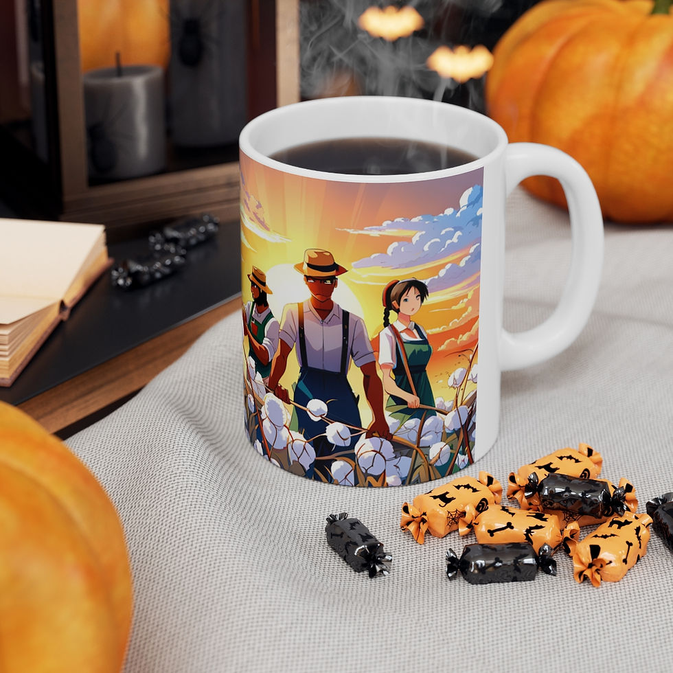 Thumbnail: Cultural Southern Sharecropping Hot Sun #7 11oz Ceramic Coffee Mug