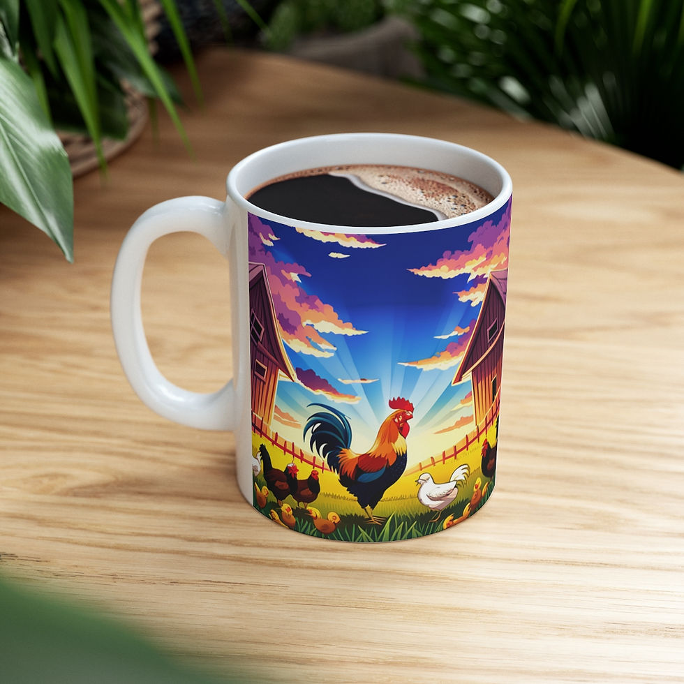 Thumbnail: Rise and Shine #39 Ceramic 11oz Decorative Coffee Mug