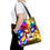 Thumbnail: Mardi Gras Ribbon Mask #7 Tote Bag AI Artwork 100% Polyester