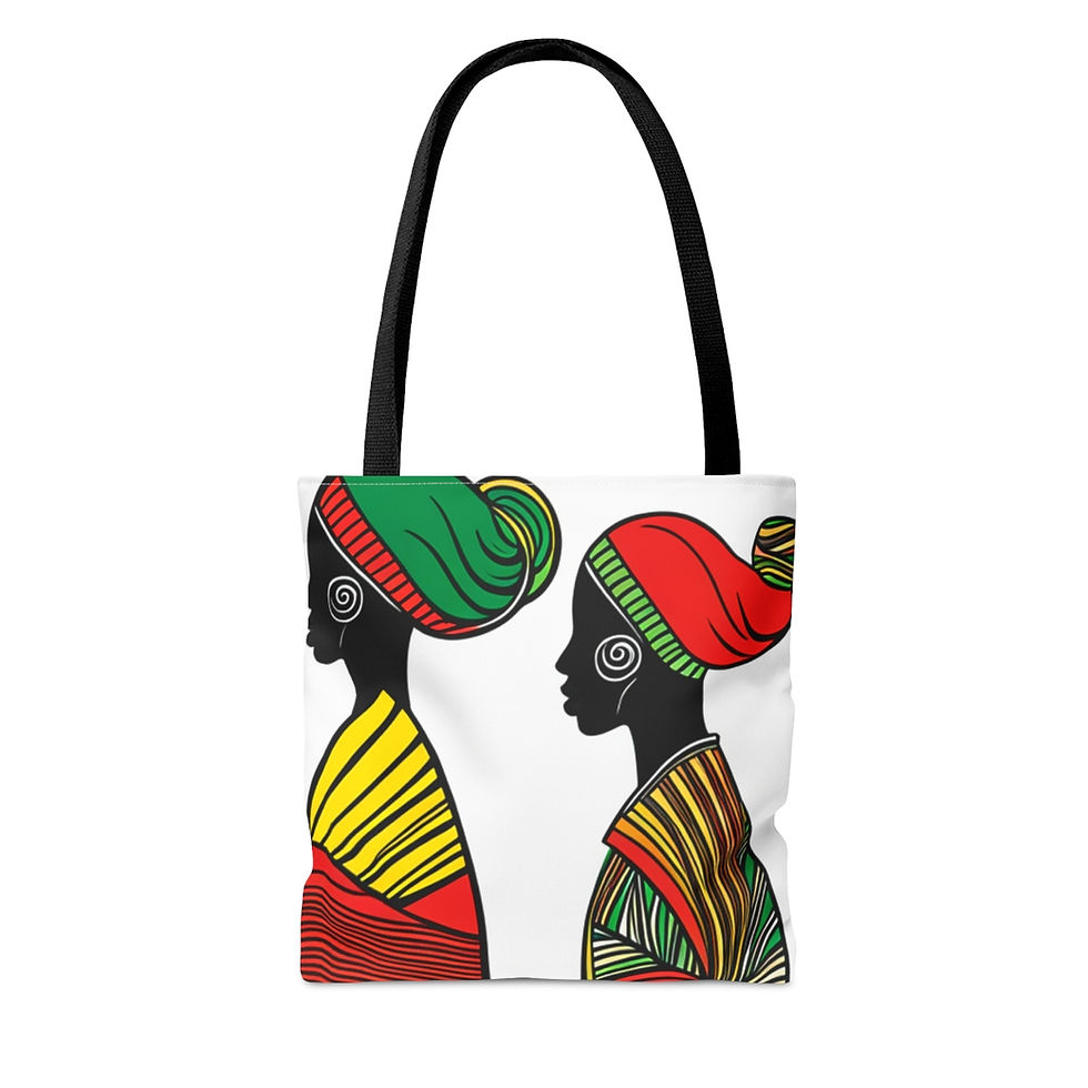 Thumbnail: African Cultural Designs #14 Decorative Tote 100% Polyester Sublimination