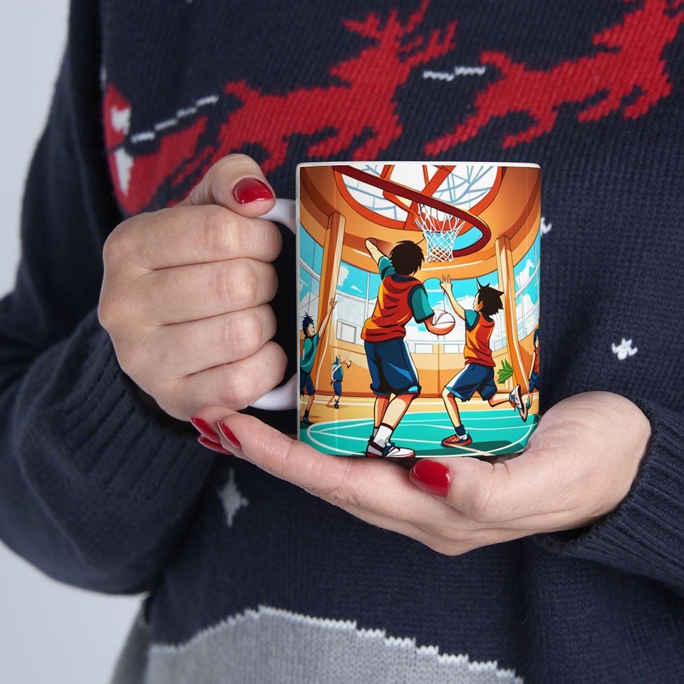 Thumbnail: Sports Who Got Game Basketball #8 Ceramic 11oz Decorative Mug