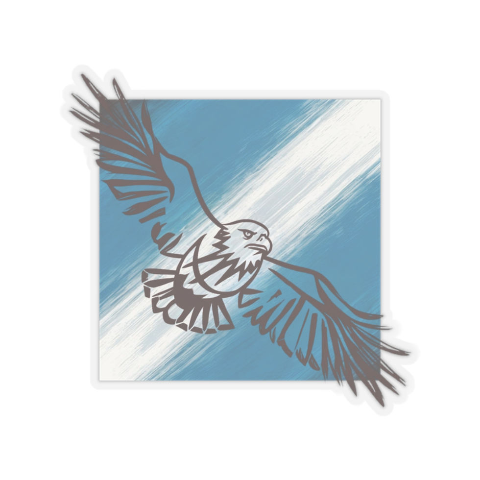 Thumbnail: Self-Love Eagles Fly Motivational Vinyl Stickers, Laptop, Diary Journal #11