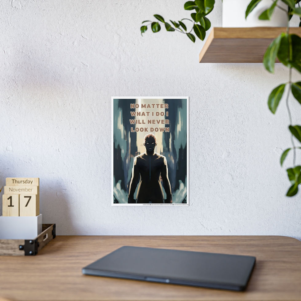 Motivational No What I Do, Dark Fantasy Gloss Posters #4