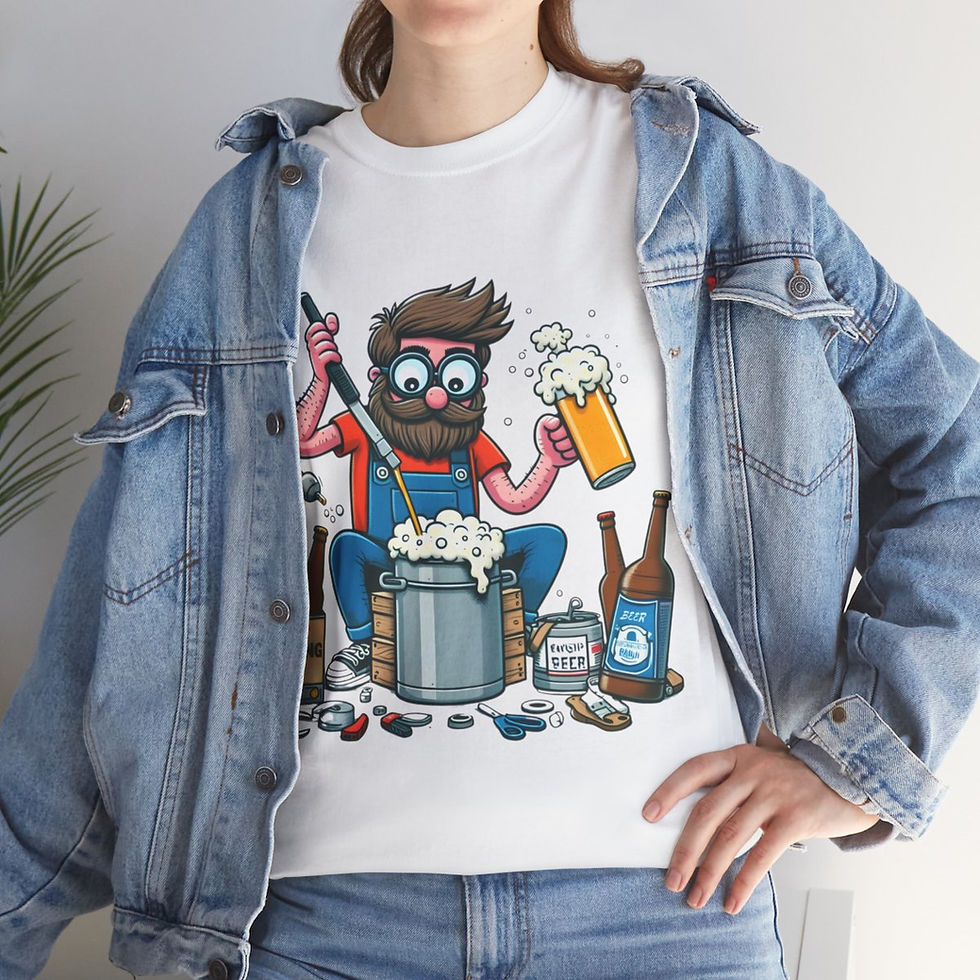 Thumbnail: Beer Crafter Suds Brewing T-Shirt 100% Cotton Classic Fit