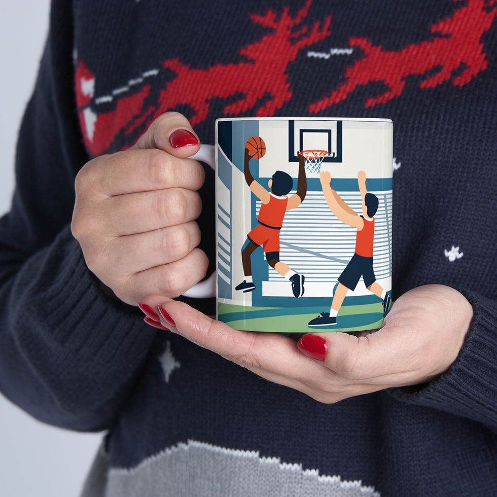 Thumbnail: Sports Who Got Game Basketball #9 Ceramic 11oz Decorative Mug