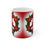 Thumbnail: Peace & Poinsettias #2 Holiday Decorative 11oz Ceramic Coffee Mug