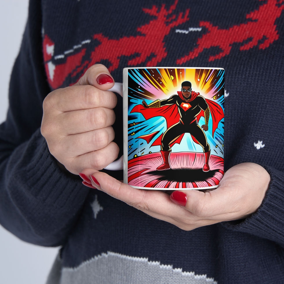 Thumbnail: My Mini Super Teenagers Fantasy Art #12 Ceramic Mug 11oz Unique Artwork