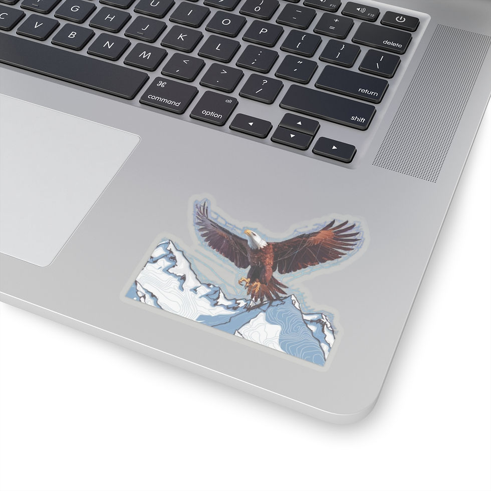Thumbnail: Self-Love Eagles Fly Motivational Vinyl Stickers, Laptop, Diary Journal #9