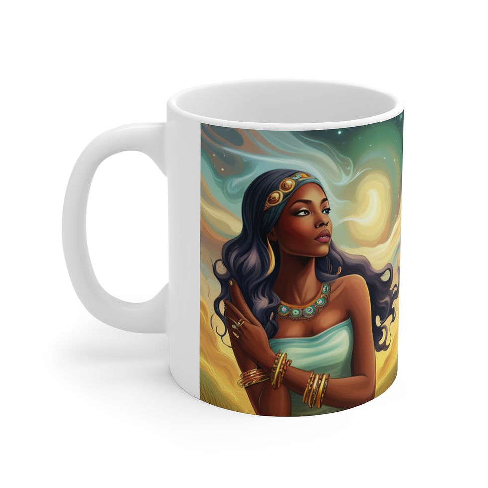 Thumbnail: Cultural Fantasy Heros Female Queen #4 11oz Ceramic Coffee Mug