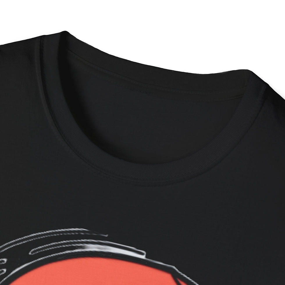 Thumbnail: African Cultural Designs Queen Sista #10 Peach Unisex Softstyle Crewneck T-Shirt