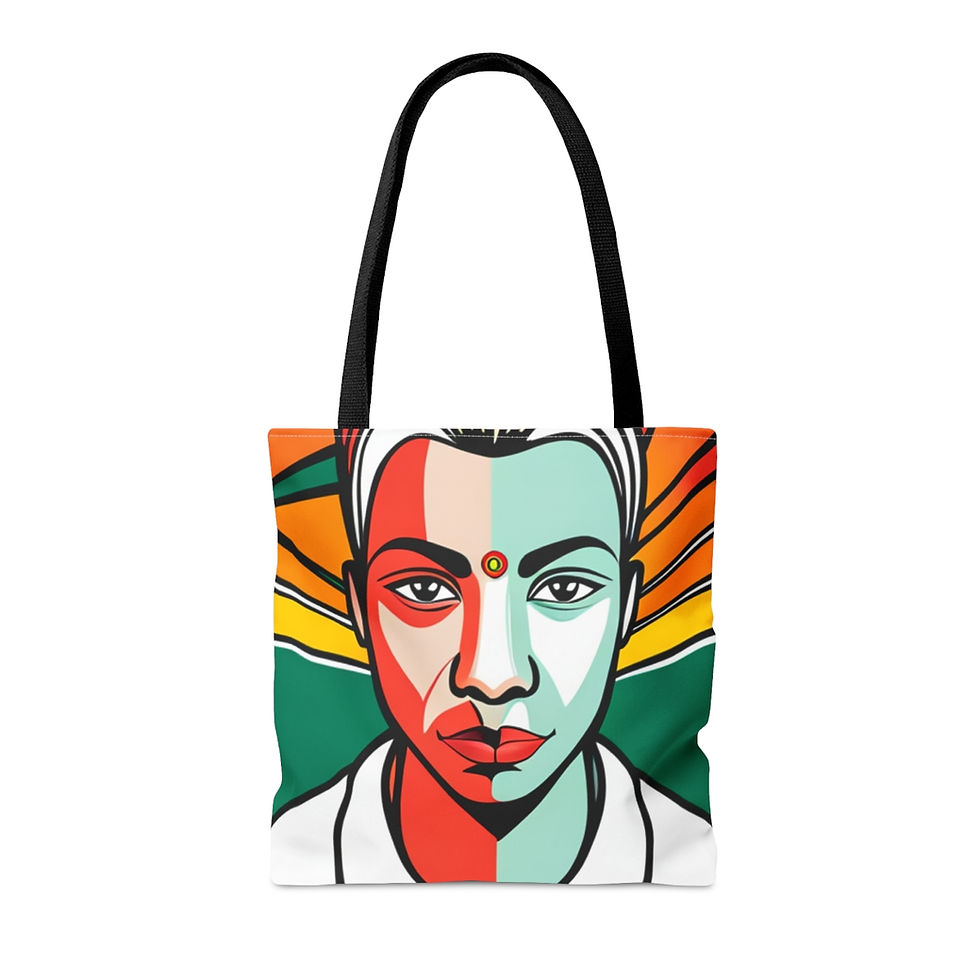 Thumbnail: African Cultural Designs #15 Decorative Tote 100% Polyester Sublimination