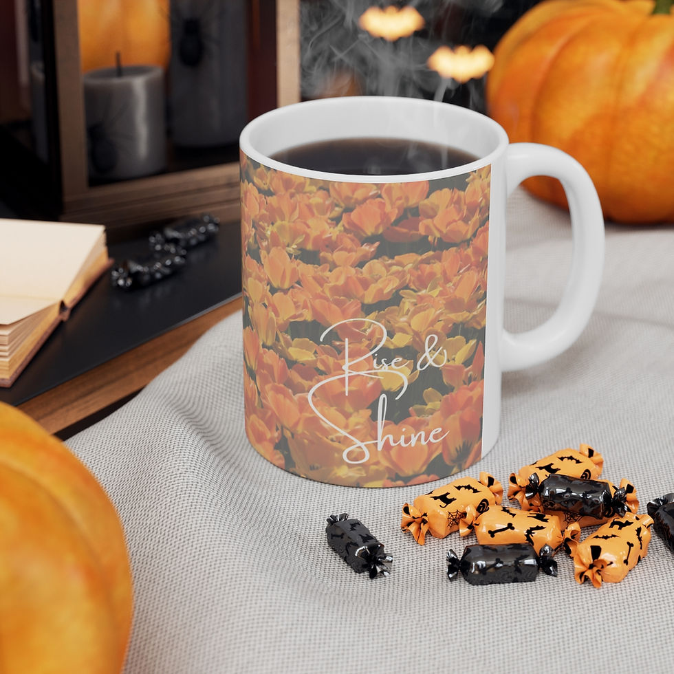 Thumbnail: Rise and Shine #9 Ceramic 11oz Decorative Coffee Mug