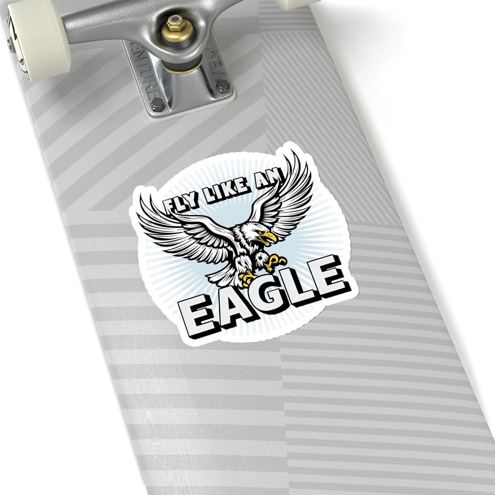 Thumbnail: Self-Love Eagles Fly Motivational Vinyl Stickers, Laptop, Diary Journal #16