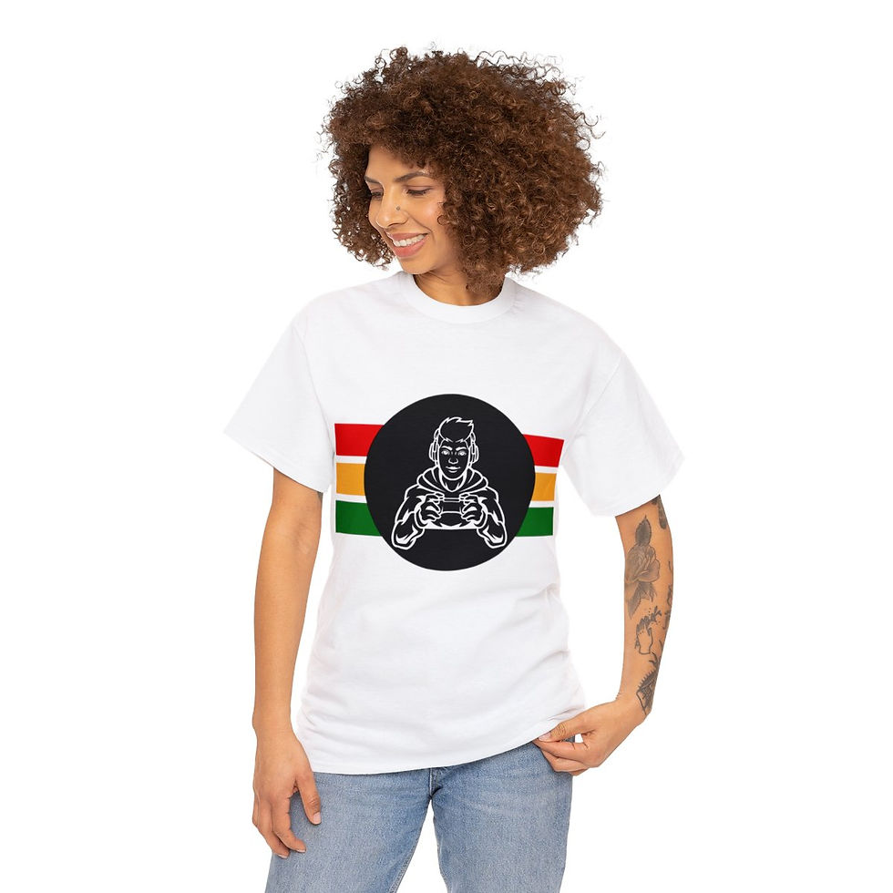 Thumbnail: Muse Wearable Video Gamer Sports Unisex Heavy Cotton Crewneck T-Shirt