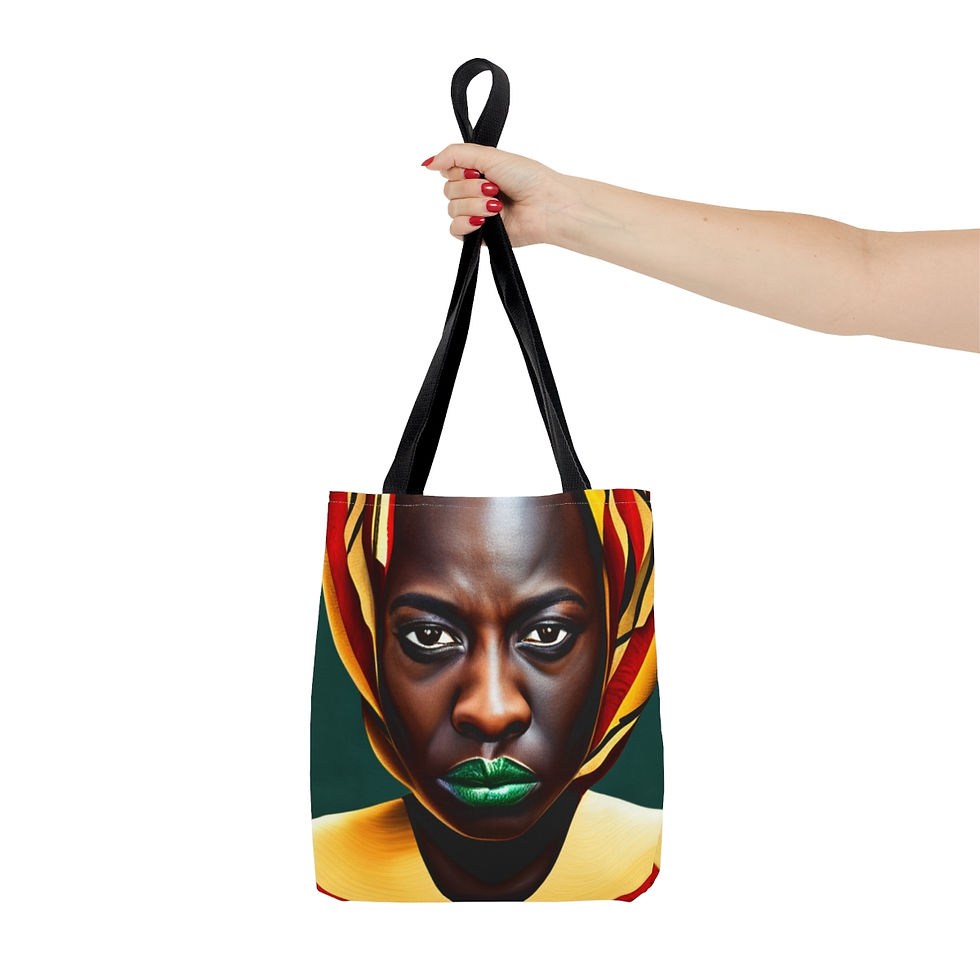 Thumbnail: African Cultural Designs #5 Decorative Tote 100% Polyester Sublimination