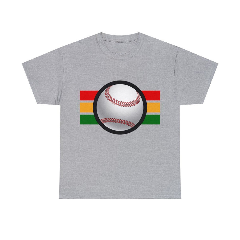 Thumbnail: Muse Wearable Sports Baseball Unisex Heavy Cotton Crewneck T-Shirt
