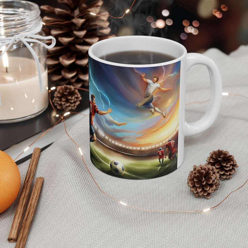 Thumbnail: Sports Who Got Game Fantasy Soccer #3 Ceramic 11oz Decorative Mug