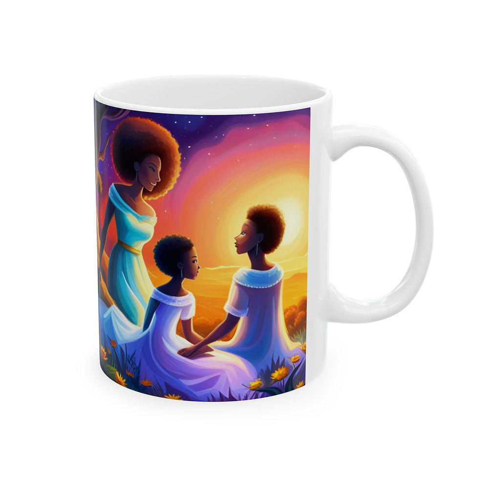 Thumbnail: Family life is Healthy for the Soul #3 11oz mug AI- Unique Artwork