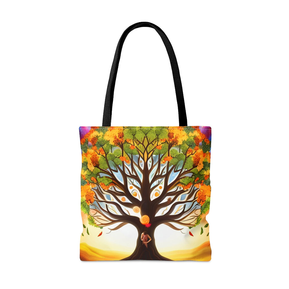 Thumbnail: Ancestry Family Tree Deep Roots #1 Tote Bag 100% Polyester Sublimation