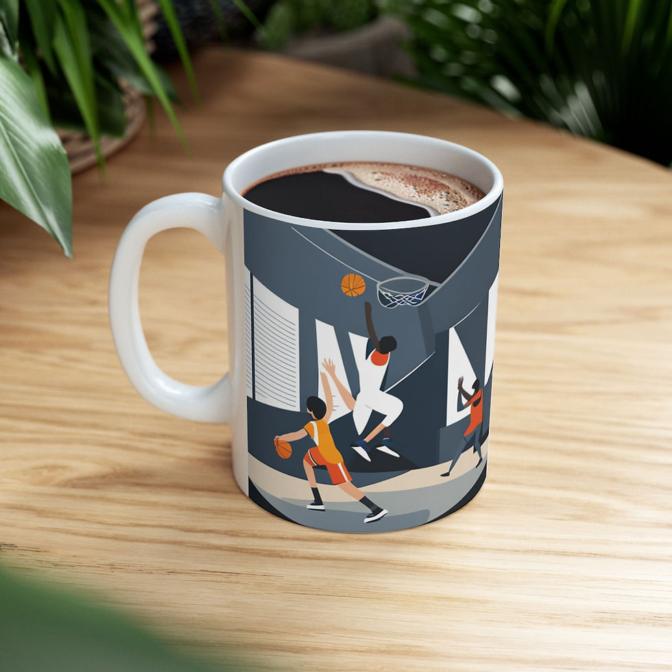Thumbnail: Sports Who Got Game Basketball #10 Ceramic 11oz Decorative Mug