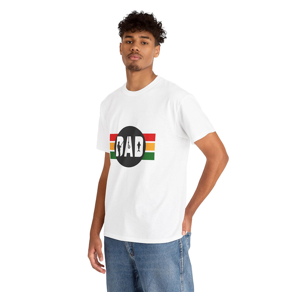Thumbnail: Muse Wearable Fisherman DAD Father Day Unisex Heavy Cotton Crewneck T-Shirt