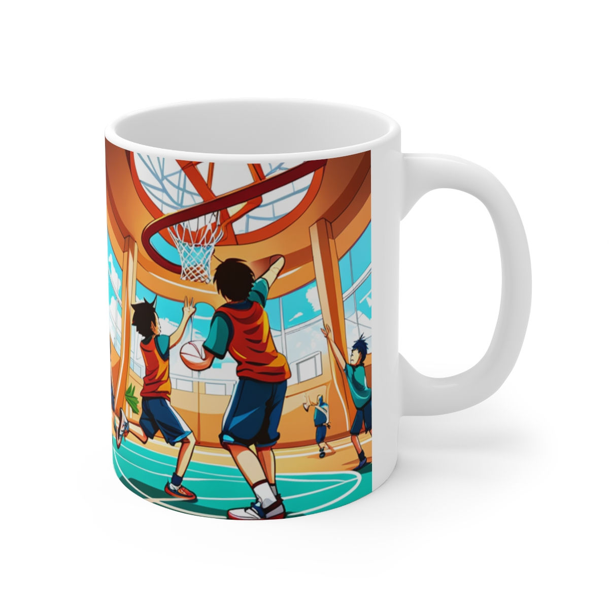 Sports Who Got Game Basketball #8 Ceramic 11oz Decorative Mug