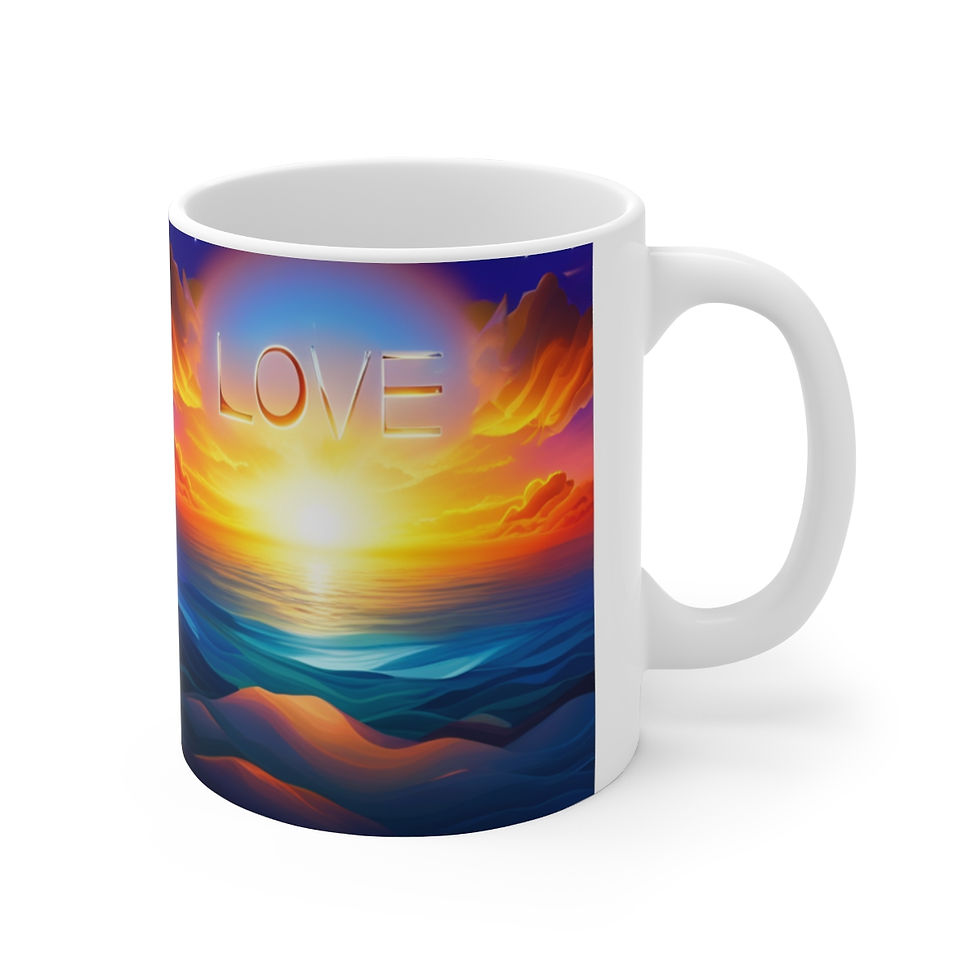 There is Love in the Universe #4 Ceramic Mug 11oz Unique Artwork