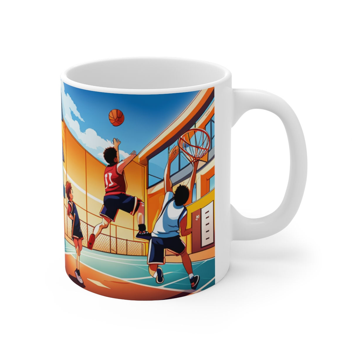 Sports Who Got Game Basketball #7 Ceramic 11oz Decorative Mug