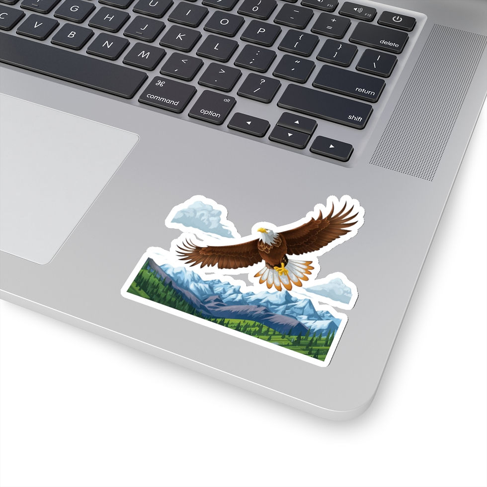 Thumbnail: Self-Love Eagles Fly Motivational Vinyl Stickers, Laptop, Diary Journal #10